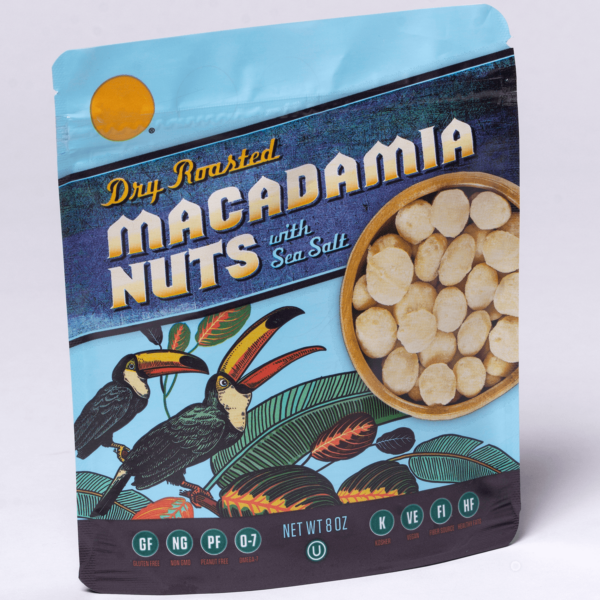 stand up pouch macadamia nut